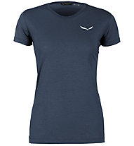 Salewa Alpine Hemp Logo - Shirt - Damen, Dark Blue
