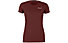 Salewa Alpine Hemp Logo - T-shirt - donna, Dark Red/White