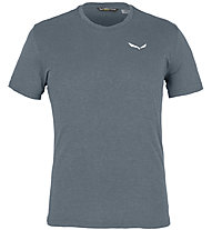 Salewa Alpine Hemp M Logo - Kletter-T-Shirt -Herren, Blue Grey/White