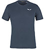 Salewa Alpine Hemp M Logo -  T-shirt arrampicata - uomo, Dark Blue/White