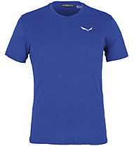 Salewa Alpine Hemp M Logo - Kletter-T-Shirt -Herren, Light Blue/White