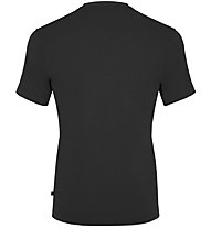Salewa Alpine Hemp Print M S/S - T-shirt - Herren, Black/White