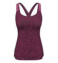 Salewa Alpine Hemp Print W - Kletternshirt - Damen, Purple/Pink