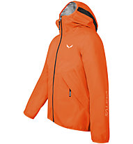 Salewa Aqua Ptx K - giacca hardshell - bambino, Orange/Black/White