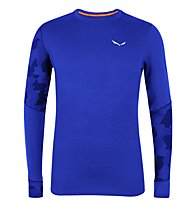 Salewa Cristallo Warm AMR - maglietta tecnica a maniche lunghe - uomo, Blue