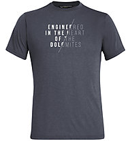 Salewa Engineered Dri-Rel - T-shirt - Herren, Dark Blue/Grey