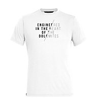 Salewa Engineered Dri-Rel - T-shirt - Herren, White/Black