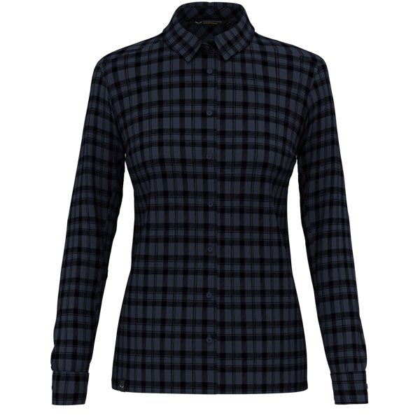 Salewa Fanes Flannel 5PL W L/S – Langarm Bluse – Damen, Gr. I48 D42