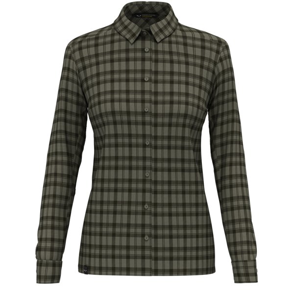 Salewa Fanes Flannel 5PL W L/S – Langarm Bluse – Damen, Gr. I38 D32