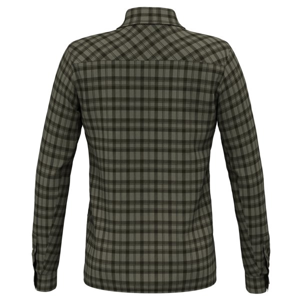 Salewa Fanes Flannel 5PL W L/S – Langarm Hemd– Herren, Gr. 48