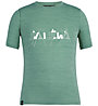 Salewa Graphic Dry K S/S - T-shirt - bambino, Green