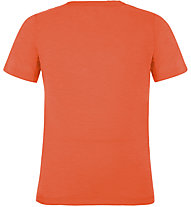 Salewa Graphic Dry K S/S - Kinder-T-Shirt, Orange/White