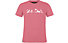 Salewa Graphic Dry K S/S - Kinder-T-Shirt, Pink/White