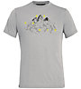 Salewa Illustration Dry M S/S - T-shirt trekking - uomo, Light Grey
