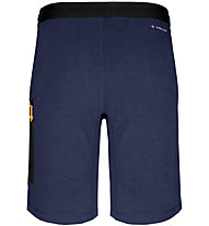 Salewa Lavaredo Hemp M Train - pantaloni corti arrampicata - uomo, Dark Blue/Black/Orange
