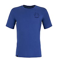 Salewa Lavaredo Hemp Print M - T-shirt - uomo, Blue