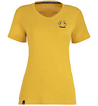 Salewa Lavaredo Hemp Print W- T-Shirt - Damen, Yellow