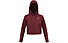 Salewa Lavaredo Hemp W Crop Hoody - felpa con cappuccio - donna, Dark Red/White