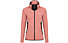 Salewa Lavaredo Hemp W Hooded - giacca arrampicata - donna, Pink/Black/Red