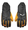 Salewa Leather Finger G - guanti alpinismo, Black/Yellow
