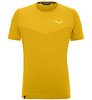 Salewa M Alpine Hemp - T-shirt - Herren, Yellow/White