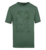 Salewa M Graphic 2 S/S - Tshirt - Herren, Dark Green