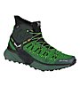 Salewa Ms Dropline Mid - scarpe speed hiking - uomo, Green/Black/Grey
