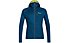 Salewa Ortles Hybrid - Hybridjacke mit Kapuze - Herren, Dark Blue/Yellow