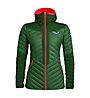 Salewa Ortles Light 2 Down Hooded - giacca in piuma - donna, Green/Red