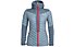 Salewa Ortles Light 2 Down Hooded - giacca in piuma - donna, Grey/Red