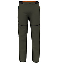 Salewa Pedroc 2 Dst M 2/1 - pantaloni zip off - uomo, Dark Green