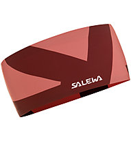 Salewa Pedroc Dry - fascia paraorecchie, Dark Red/Pink