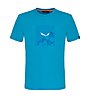 Salewa Printed Box Dry - T-shirt - Herren, Light Blue