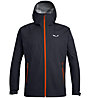 Salewa Puez (Aqua 3) Powertex - Hardshelljacke mit Kapuze - Herren, Dark Blue/Orange