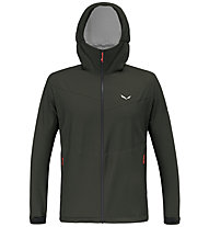 Salewa Puez Aqua 4 Ptx 2.5L M - giacca hardshell - uomo, Dark Green/Black/Red