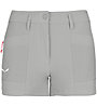 Salewa Puez DST W Cargo - Trekkinhose Kurz - Damen, Light Grey/Red/White