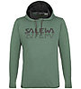 Salewa Puez Hemp Logo Hoody - felpa con cappuccio - uomo, Green/Dark Grey