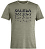 Salewa Puez Hybrid 2 Dry - T-Shirt Trekking - Herren, Light Brown/Black