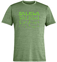 Salewa Puez Hybrid 2 Dry - T-shirt trekking - uomo, Green/Light Green