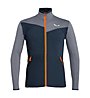 Salewa Puez Hybrid PL - felpa in pile - uomo, Light Grey/Grey/Orange