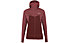 Salewa Puez Hybrid - Fleecejacke mit Kapuze Trekking - Damen, Dark Red/Red/Light Red