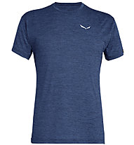 Salewa Puez Melange Dry - T-shirt trekking - uomo, Blue/White