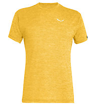 Salewa Puez Melange Dry - T-shirt trekking - uomo, Yellow/White