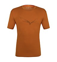 Salewa Pure Eagle Sketch Am M - T-Shirt - Herren, Dark Orange