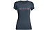 Salewa Pure Mountain Dry - T-Shirt - Damen, Dark Blue/Red/White