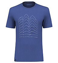 Salewa Pure Skyline Frame Dry M - T-Shirt- Herren , Light Blue