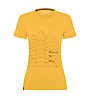 Salewa Pure Skyline Frame Dry W - T-shirt - donna, Yellow