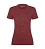 Salewa Pure Skyline Frame Dry W - T-Shirt- Damen , Red