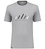 Salewa Pure Stripes Dry W - T-Shirt - Herren, Light Grey