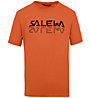 Salewa Reflection Dri-Rel M Tee - T-Shirt - Herren, Dark Orange/Black
